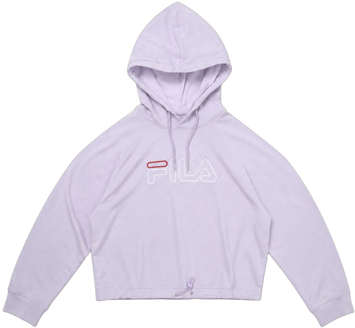 Fila SARENA cropped hoody L Dames Paars