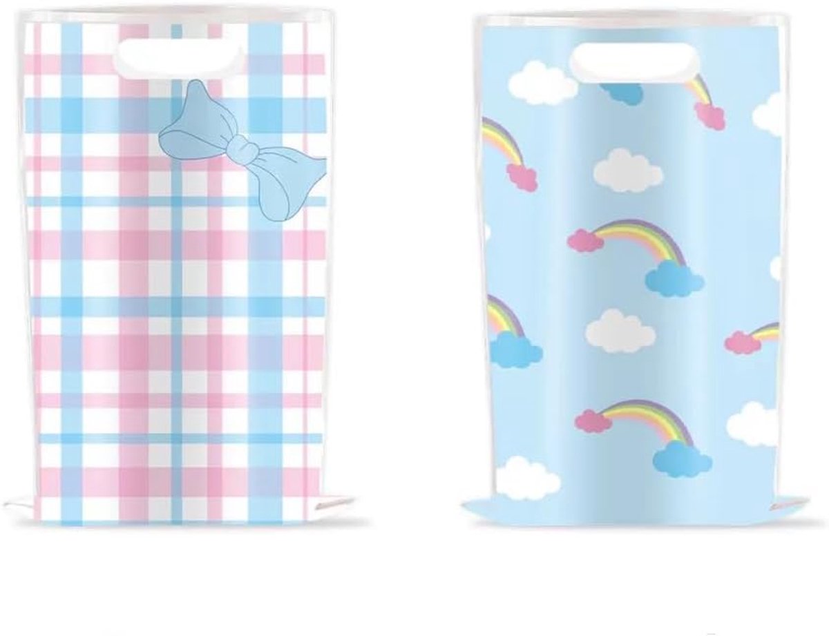 Snoepzakjes, slot, kinderverjaardag, 20 stuks, papieren geschenkzakjes voor verjaardagsfeesten, Kerstmis, themafeesten