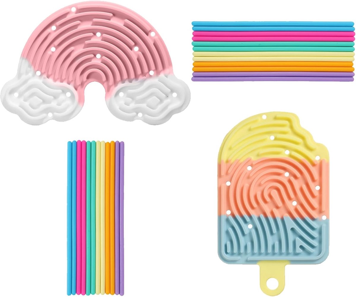 Activiteitenbord, sensorisch speelgoed, dubbelzijdig sensorisch speelgoed, sensorisch fidget-speelgoed, voor autisme ADHD volwassenen, met 24 accessoires koorden