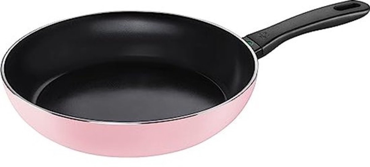 Diepe pan met keramische coating - 28 cm - Roze