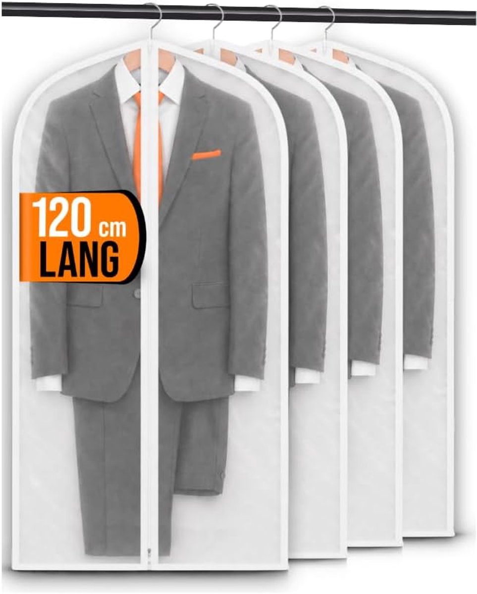 4x Kledinghoes I Kleding Beschermer I Garment Bag I Kledingzakken I Pakhoes