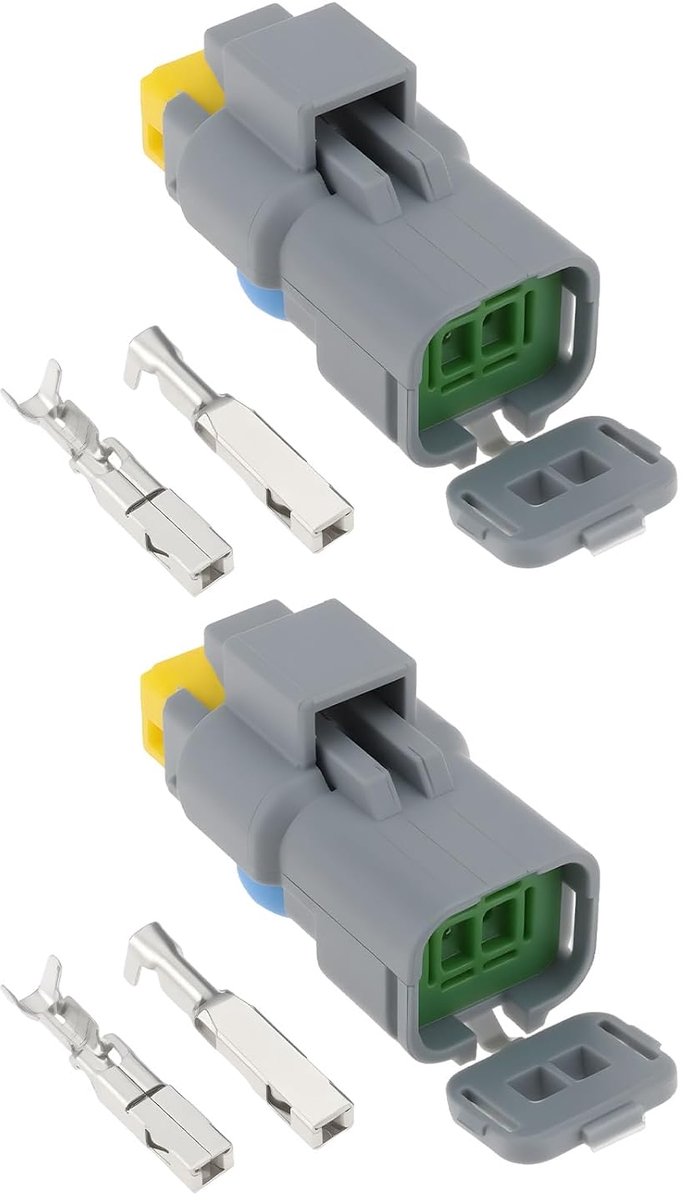 Store 2 stuks achteruitrijschakelaar, 2-pins connector, compatibel met Citroën Jumper Bus Compatibel met Fiat Ducato Bus