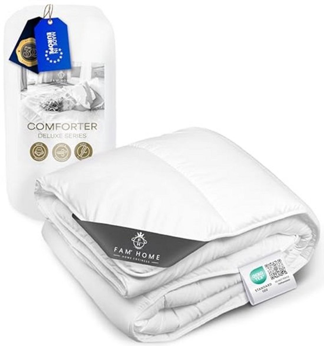 Microfibre Dekbed 155x200cm Wasbaar Hypoallergeen Ademend Materiaal