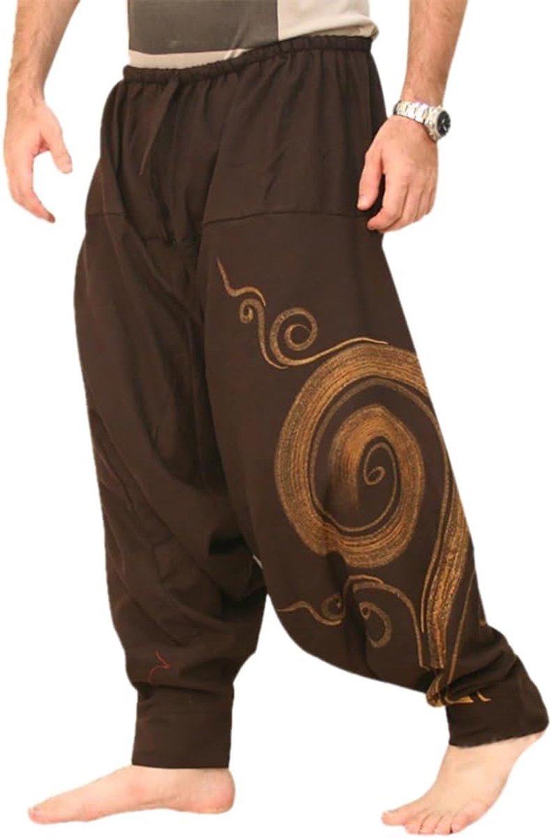 Harembroek Comfortabele Elastische Taille Broek Mode Effen Kleur Casual Yoga Hippies Broek