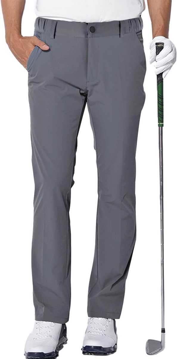 Golfbroek Waterdichte Slanke Pasvorm Lichtgewicht Stretch Buitenbroek