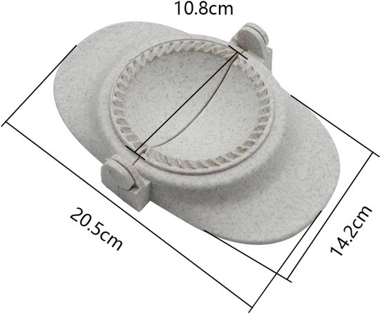 Maker Pie Maker Set met ronde deegsnijder Ravioli Maker, klein 7 cm, medium 8 cm, groot 11 cm Geschikt voor thuiskeuken, catering — afbeelding 5