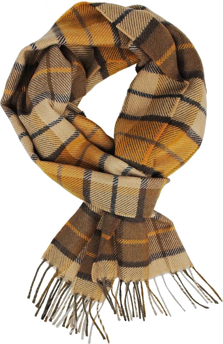 Wintersjaal & Warm Karo Modieus Meerdere kleuren Wol Made in Germany