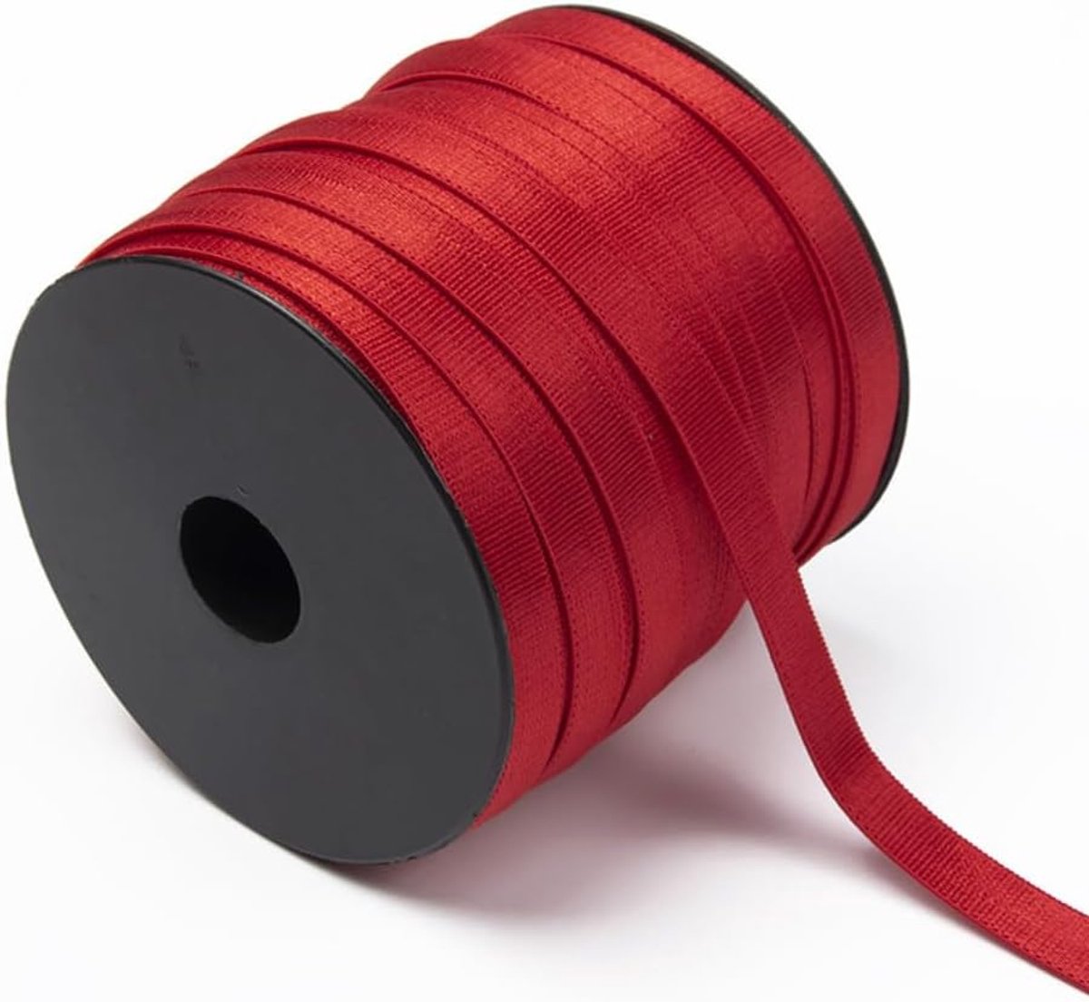 Elastische band, elastiek om te naaien, elastische band, elastisch kleurlint voor doe-het-zelf handwerk, knutselen, ondergoed, beha-dragers, kledingriem, rood