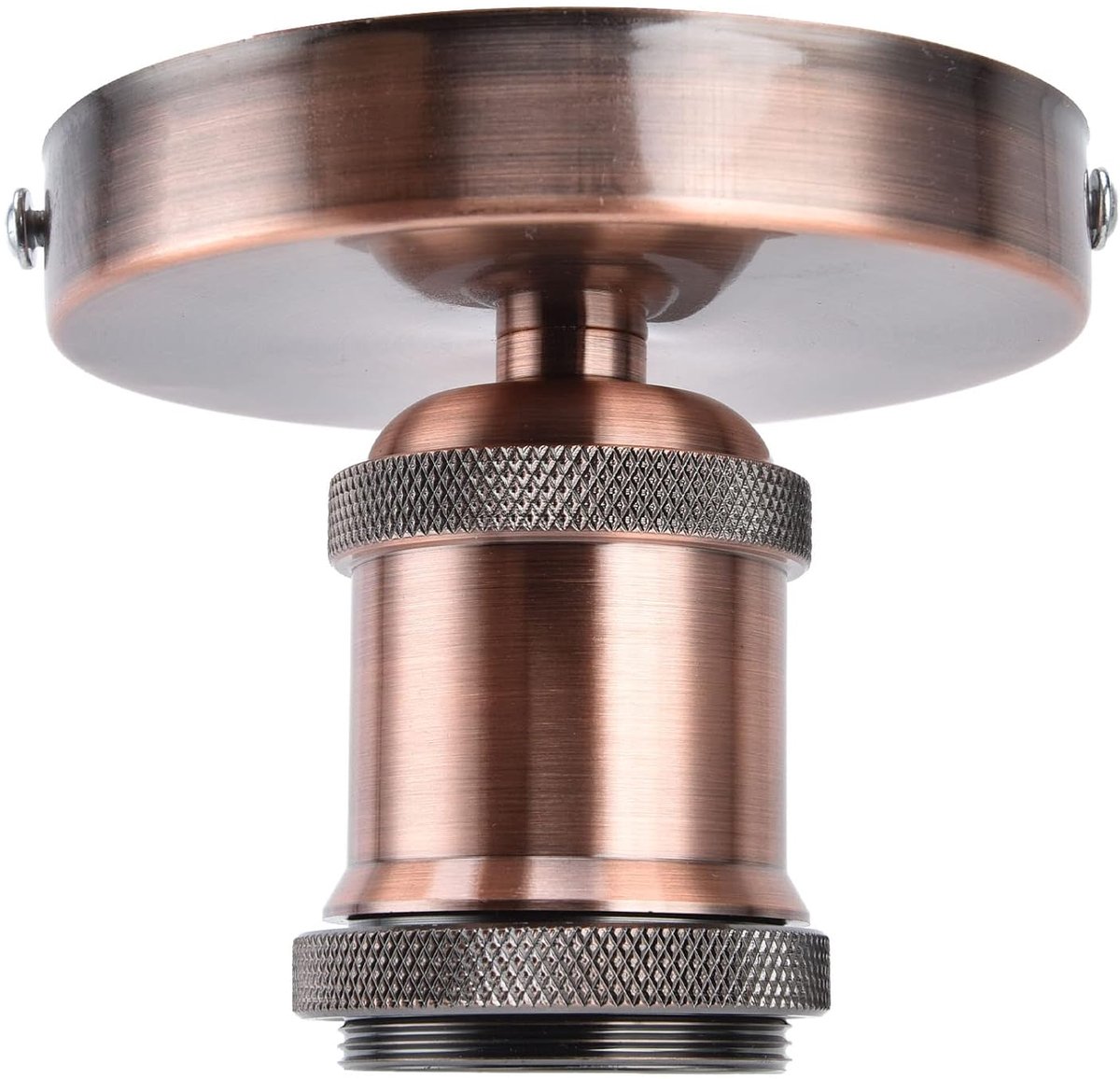 E26 E27 lampfitting, vintage plafondlampfitting, industriële plafondlamp-wandlamphouder, hanglamp-schroeffitting met accessoires voor thuis, restaurant, café
