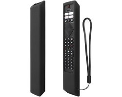 Beschermhoes, uitsluitend Geschikt voor Ambilight tv-afstandsbedieningen, modellen 43PUS7906/12, 55OLED707/12 en 65OLED707/12, schokbestendig en antislip - zwart.