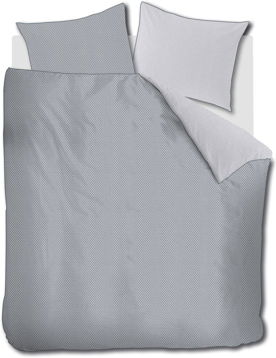 Rivièra Maison Emery dekbedovertrek - Tweepersoons - 200 x 200/220 cm - Blauwgrijs van Riviera Maison — afbeelding 2