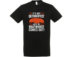 It’s Not Oktoberfest Until My Bratwurst Comes Out! T-shirt - Heren Dames Unisex - Oktoberfest T-shirt - Bier - Oktoberfest Kleding - Lederhosen - T-shirt - Bierfeest - Bratwurst - Oktoberfest 2026 - Maat M