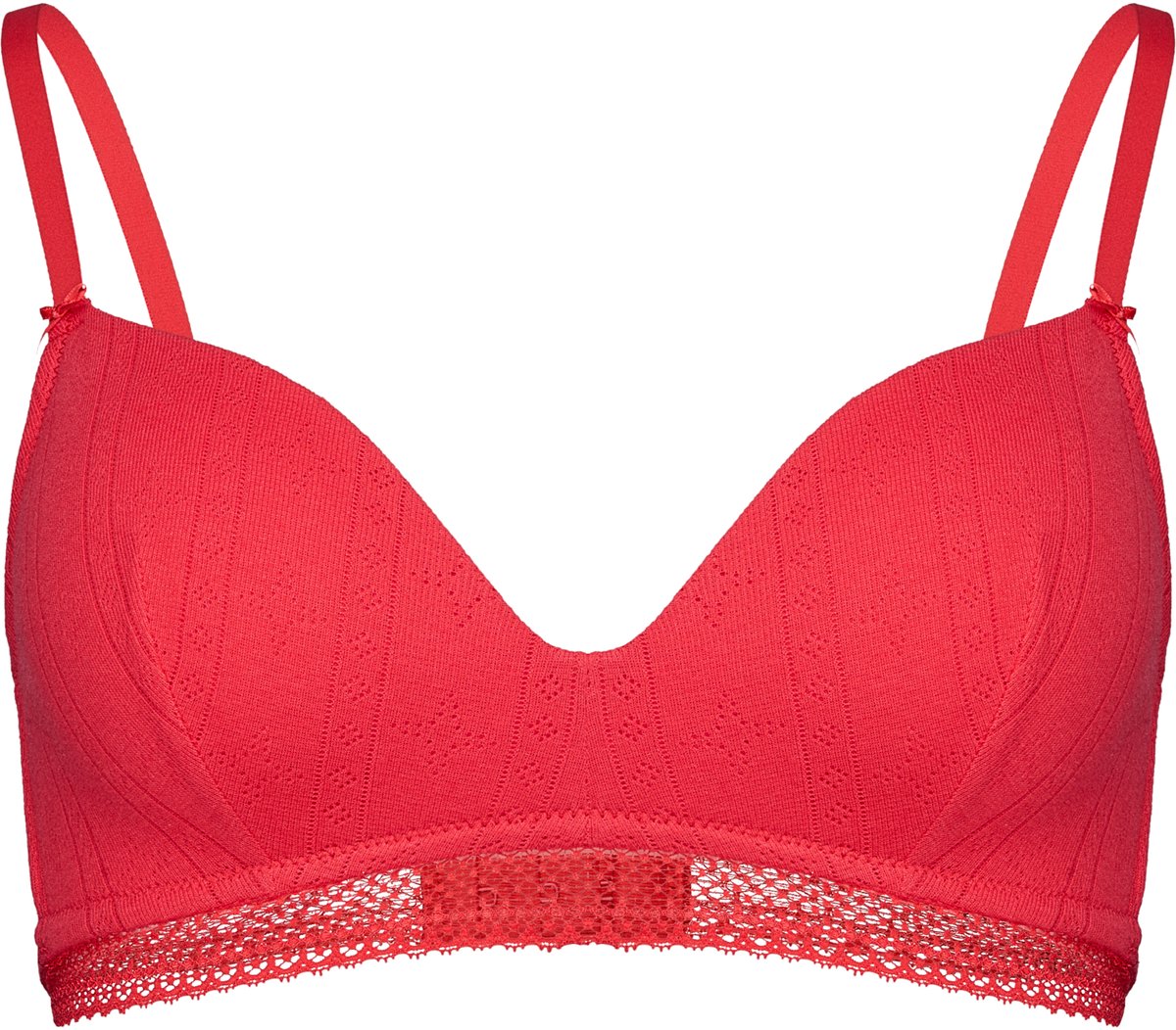 Bloovii Love - Licht voorgevormde beha - Rood - Push-up