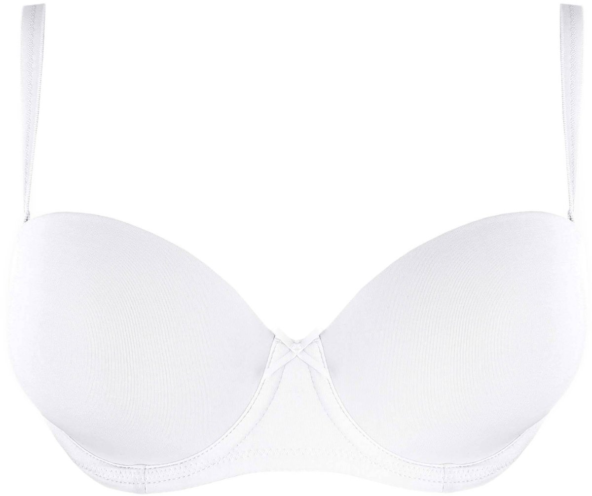Henderson Raff - Balconettebeha - 80B - Met beugel - Verwijderbare vullingen Wit