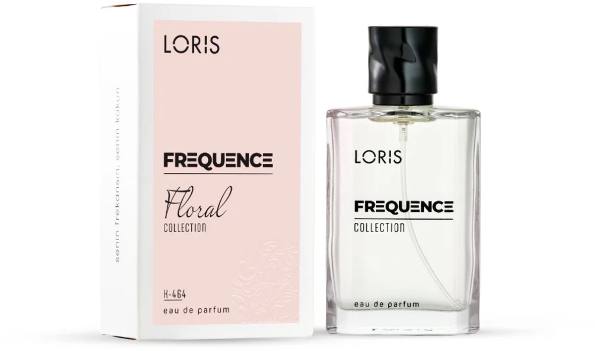 Loris Parfum - Frequence Floral - 464 Dames - Damesparfum met musk, cederhout en framboos - 50 ml