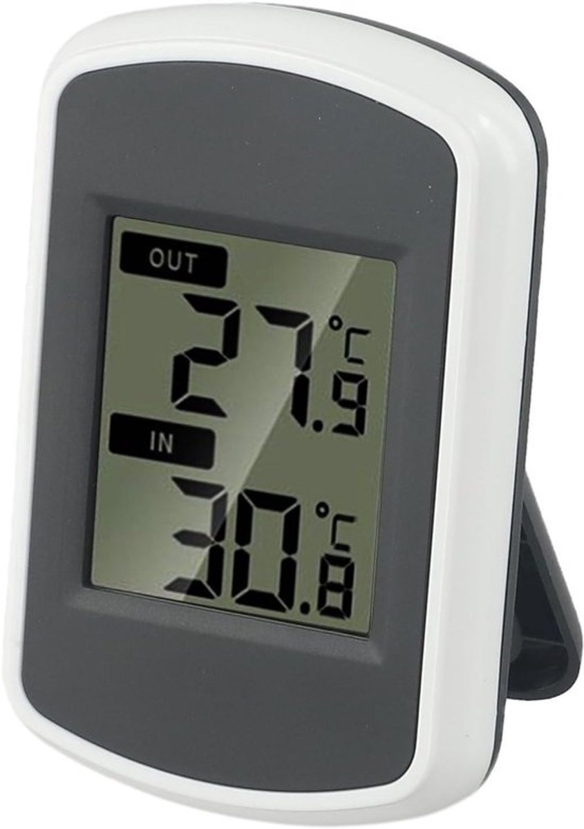Draadloos Weerstation met Binnen en Buiten Temperatuurmeter