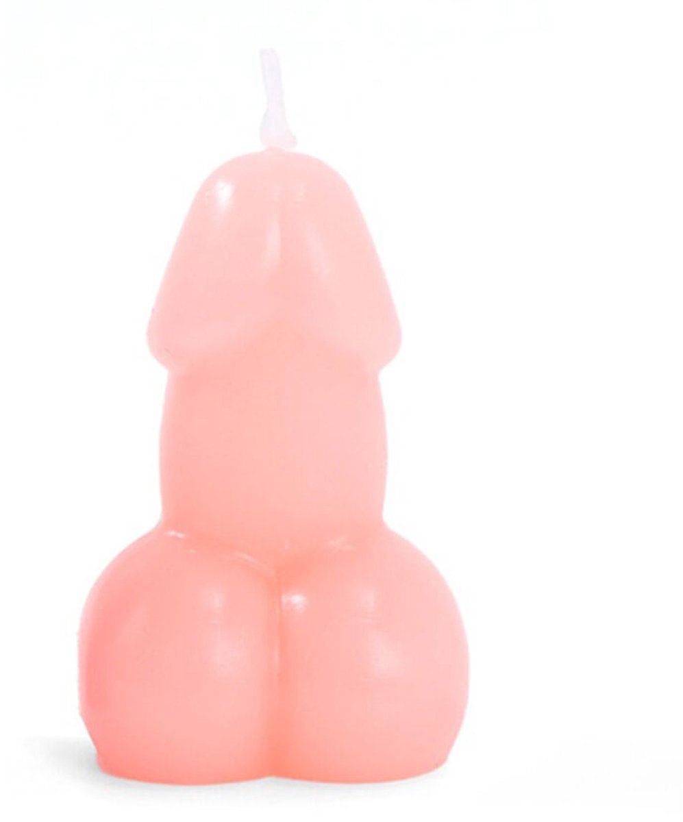 Penisvormige Kaars in Roze