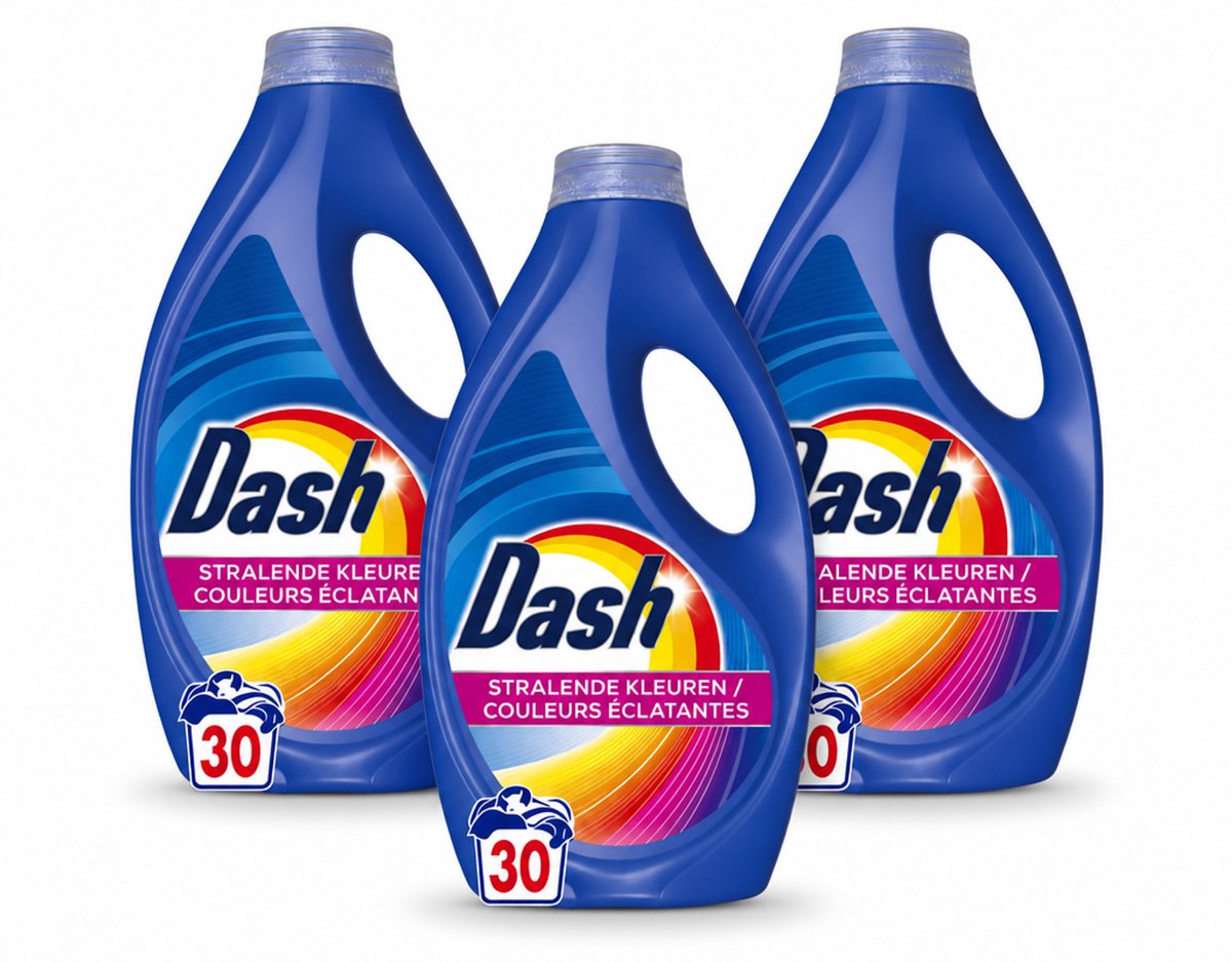 3 x Dash – Wasmiddel – Color – 1350 ml - Voordeelverpakking - 3 stuks