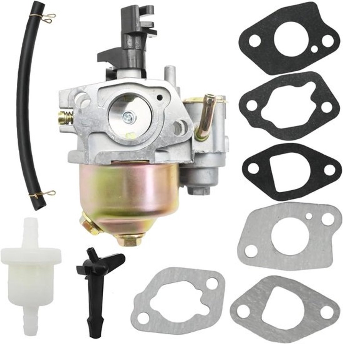 Carburateur voor 4HP 5.5HP 6.5HP Motoren, Geschikt voor Generators en Hogedrukreinigers, Kart Carb Kit 16100-ZH8-W61 16100-ZH7-W51