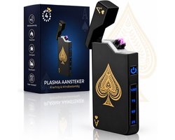 Twenty4seven® Plasma Aansteker met Kaartdesign - Elektrisch & Oplaadbaar - Windproof BBQ Lighter - USB & Zakformaat