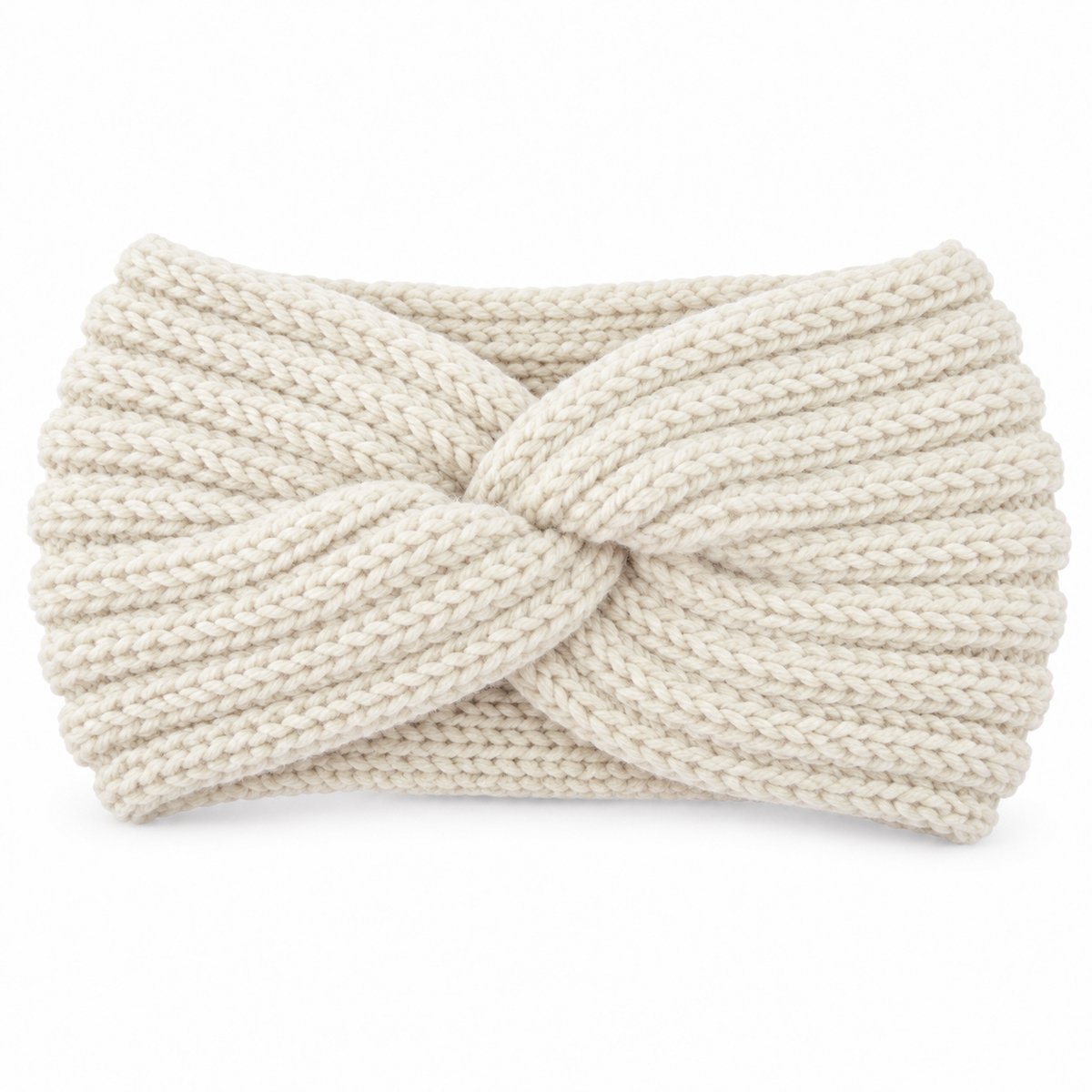Consumerce® Winter Haarband Wit – Hoofdband Dames – Hoofd Band Meisje – Hoofdbanden – Diadeem – Haarbanden – Sport – Make Up - Bandana
