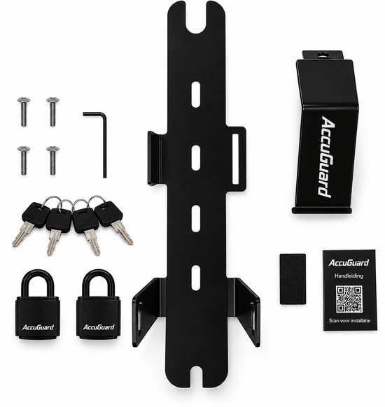 Batterijslot voor Fatbike V20 - V20 Pro - Accuslot - Accu Guard - Zwart — afbeelding 4