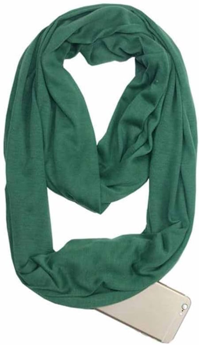 eenkleurige sjaal met verborgen ritssluiting, lichte reissjaal, Infinity, cirkelsjaal, katoen, bandana's, zachte colsjaal voor dames en meisjes