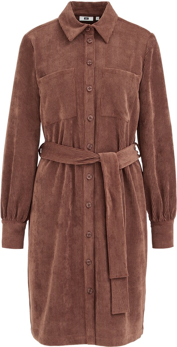 WE Fashion Dames corduroy jurk