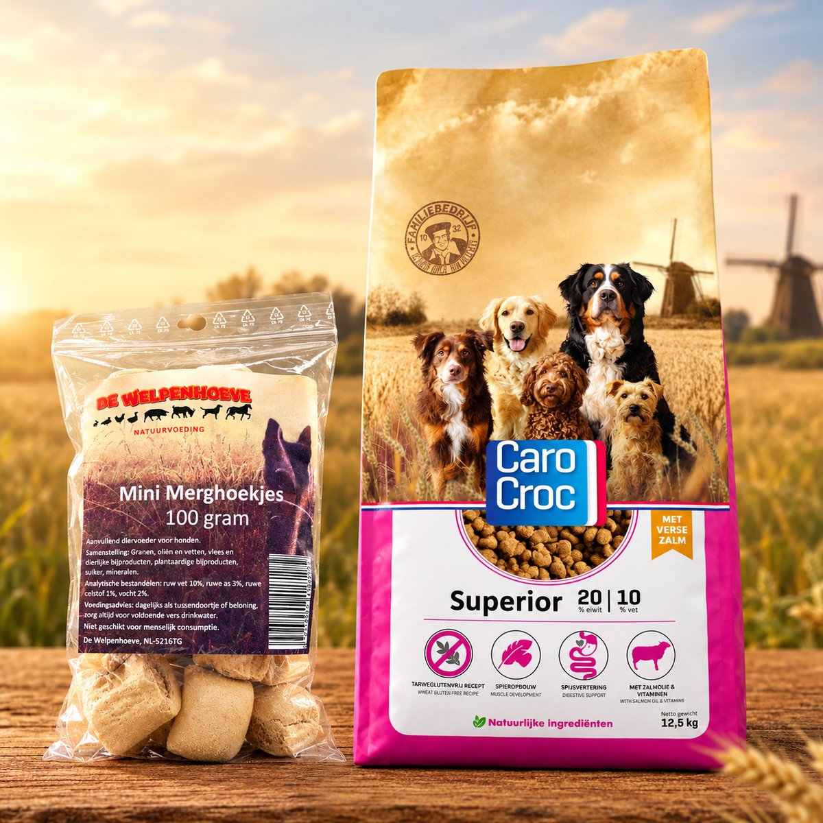 CaroCroc Superior 12.5 kg [20/10] met extra 100 gram snacks