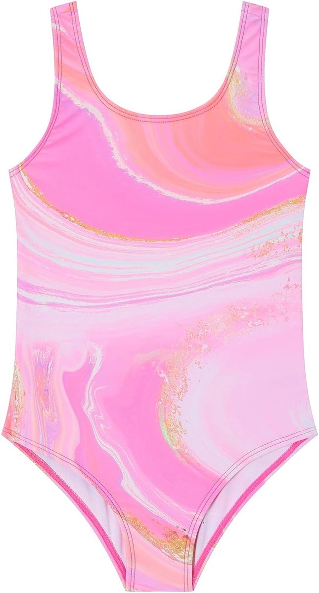 Badpak voor meisjes, comfort, eendelige badmode, elastisch, sneldrogend, badpak voor meisjes