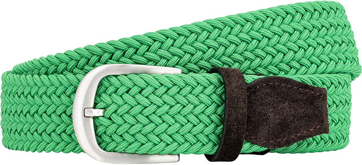 LINDENMANN elastische heren riem - groen