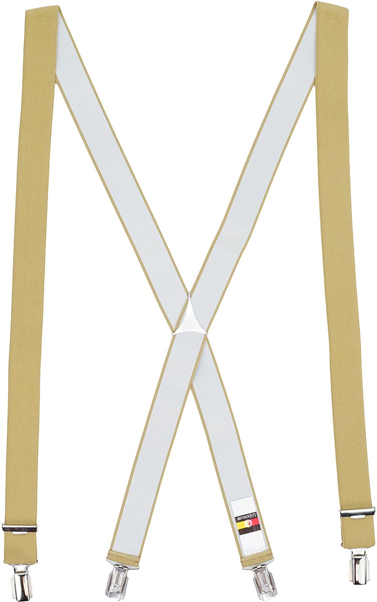 LINDENMANN heren bretels X-vorm - beige