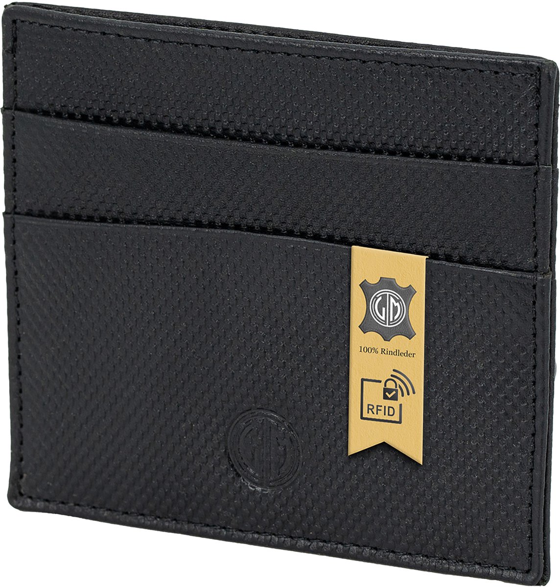 LINDENMANN heren portemonnee RFID - zwart