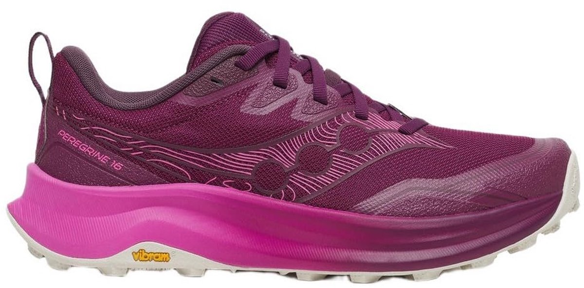 Saucony Peregrine 16 W Hardloopschoenen Dames 38 Paars