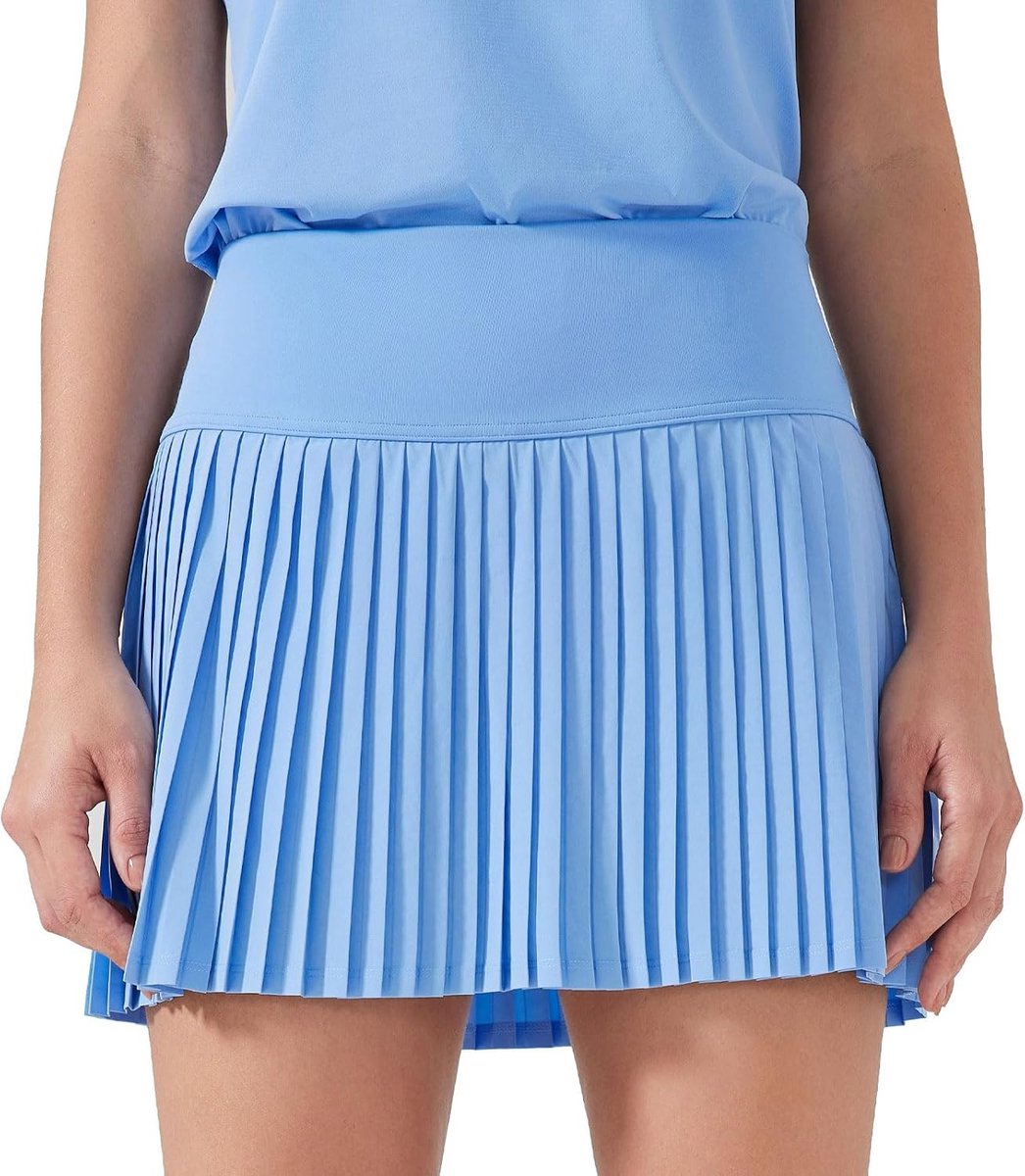 Altiland Koele Gevoel van vrouwen Geplooide Tennis Atletische Running Mini Rokken met Shorts 3 "