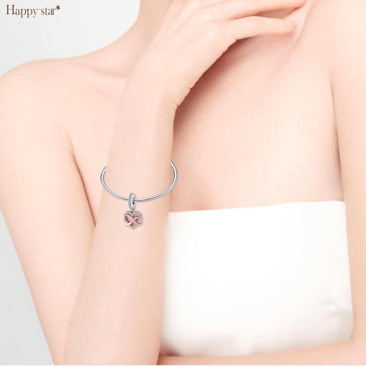 925 Sterling zilveren bedeltje past op Pandora Armbanden Ketting, Hangers DIY Sieraden Gift Voor Vrouwen (met een Spacer Bead Charms) — cadeau in Sieraden - foto 4