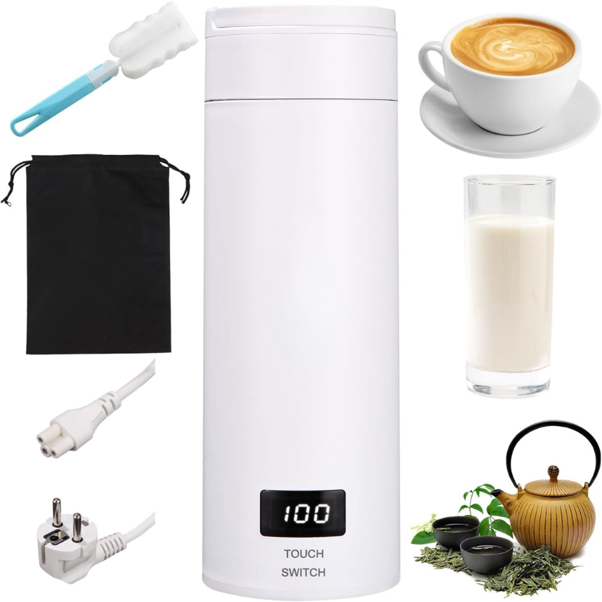 DYVNS® Heetwaterdispenser - Heetwatertap met Reservoir - Instant Draagbare Waterkoker