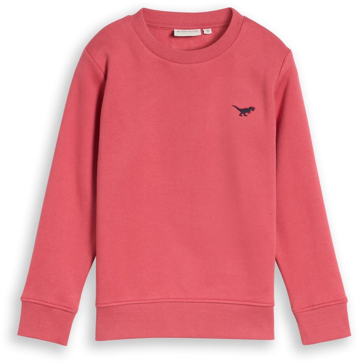 Tom Tailor - Sweatshirt met dinosaurusborduursel - Maat 92/98 - Berry Red