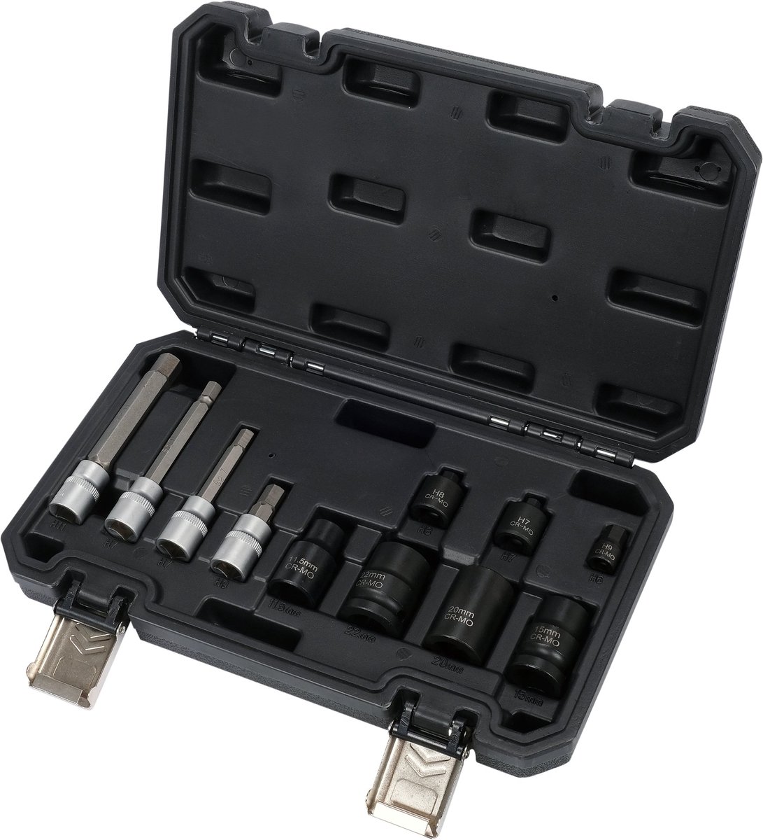 Remschijf Borgbouten & Remklauw Dopset - 11-Delig - 3/8" & 1/2" - VAG / BMW / Mercedes - 7 & 10 Kant