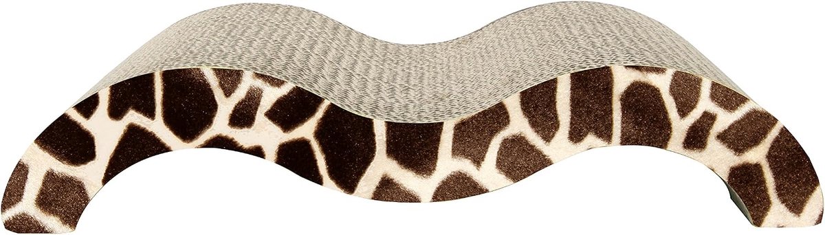 34905 Krabplank Giraf, van karton met kattenmunt, 45 x 22 x 9 cm