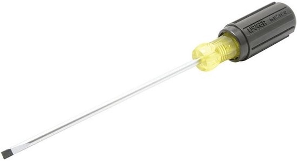 Kast Schroevendraaier - 3/16" Tip Sleufdriver met 3" Lange Schacht en Acetaat Kussen Handvat