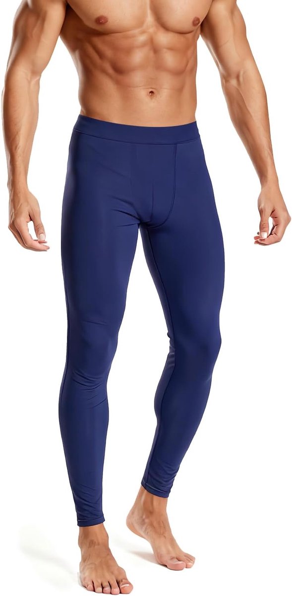 Basiclayerlegging voor heren - Sportieve dagonderbroek, Lichte compressie, Vochtregulerend voor de sportschool, hardlopen en trainingen