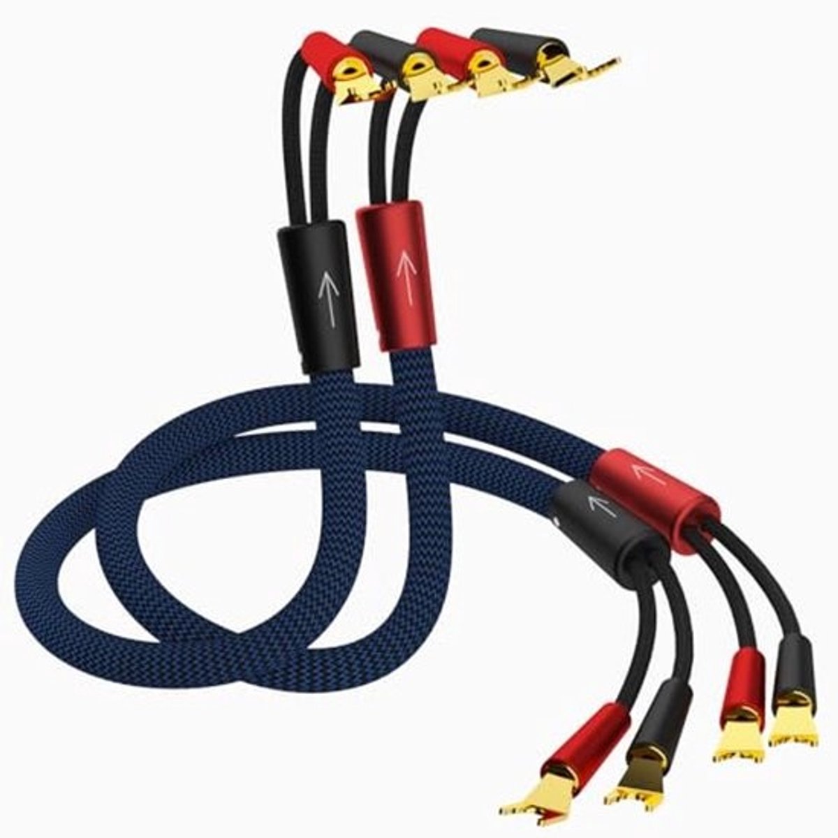 Hoge Kwaliteit Luidsprekerkabel 2,5 m 13 AWG met Vergulde Verbinding voor Thuisbioscoop en Hifi-systeem