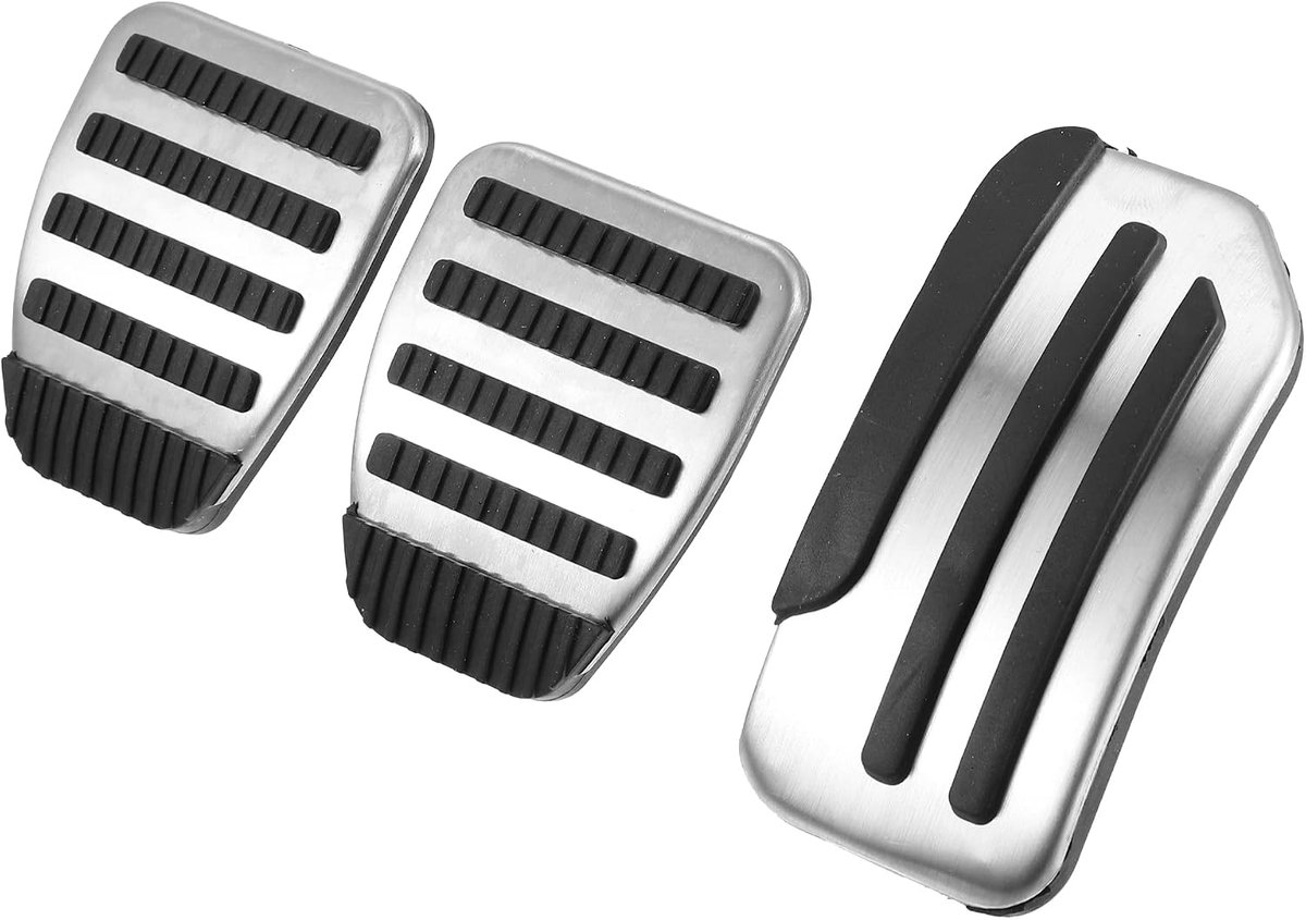 3 Stuks Accelerator Pedal en Rempedal Cover Set voor Nissan Juke