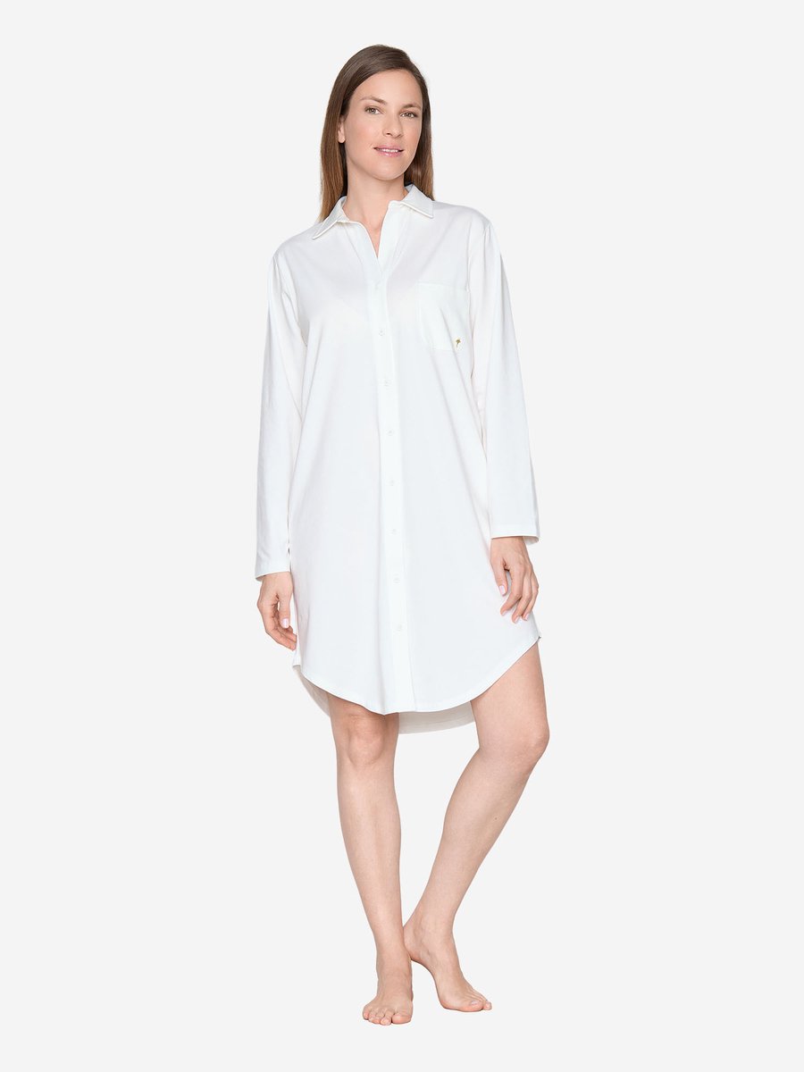 Joop! Nachthemd Loungewear OPEN WHITE