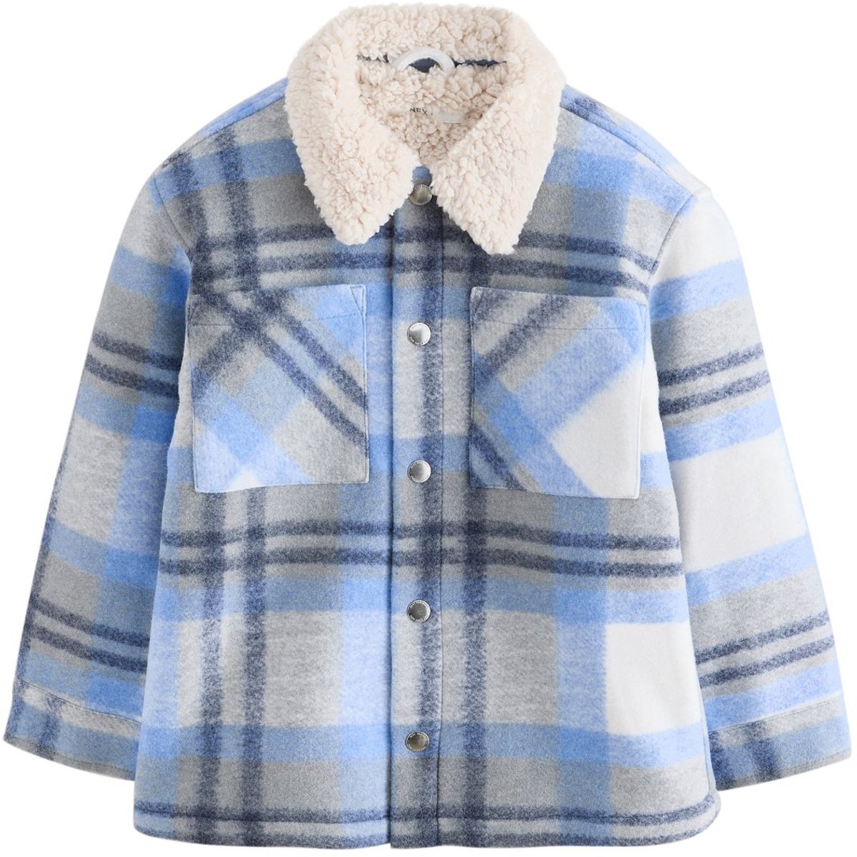 Next - Jongens - Shacket met borgvoering - Blauw