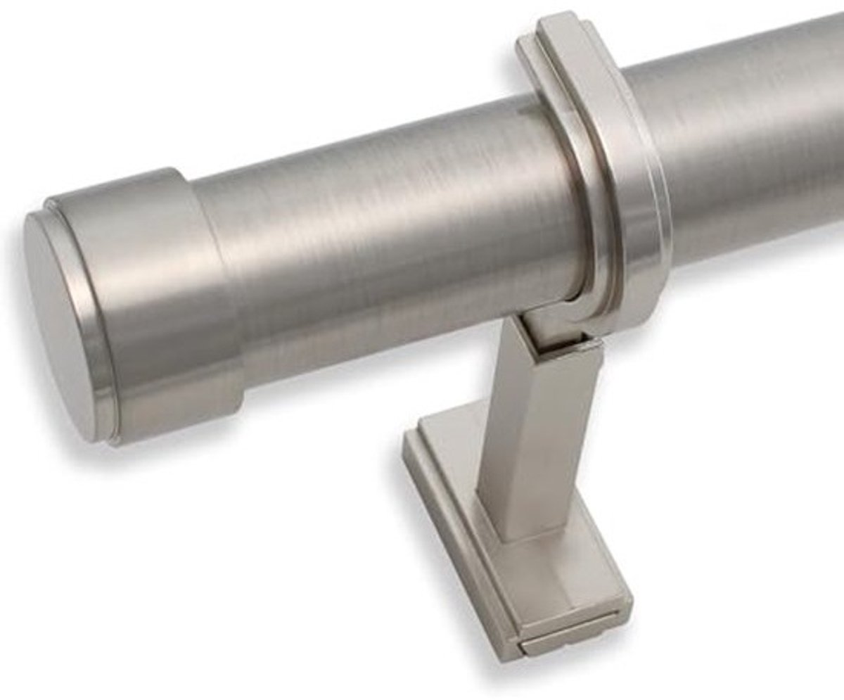 Luxe 8ft gordijnroede op maat - 1 1/4 inch diameter - stevige metalen stangen en premium beugels