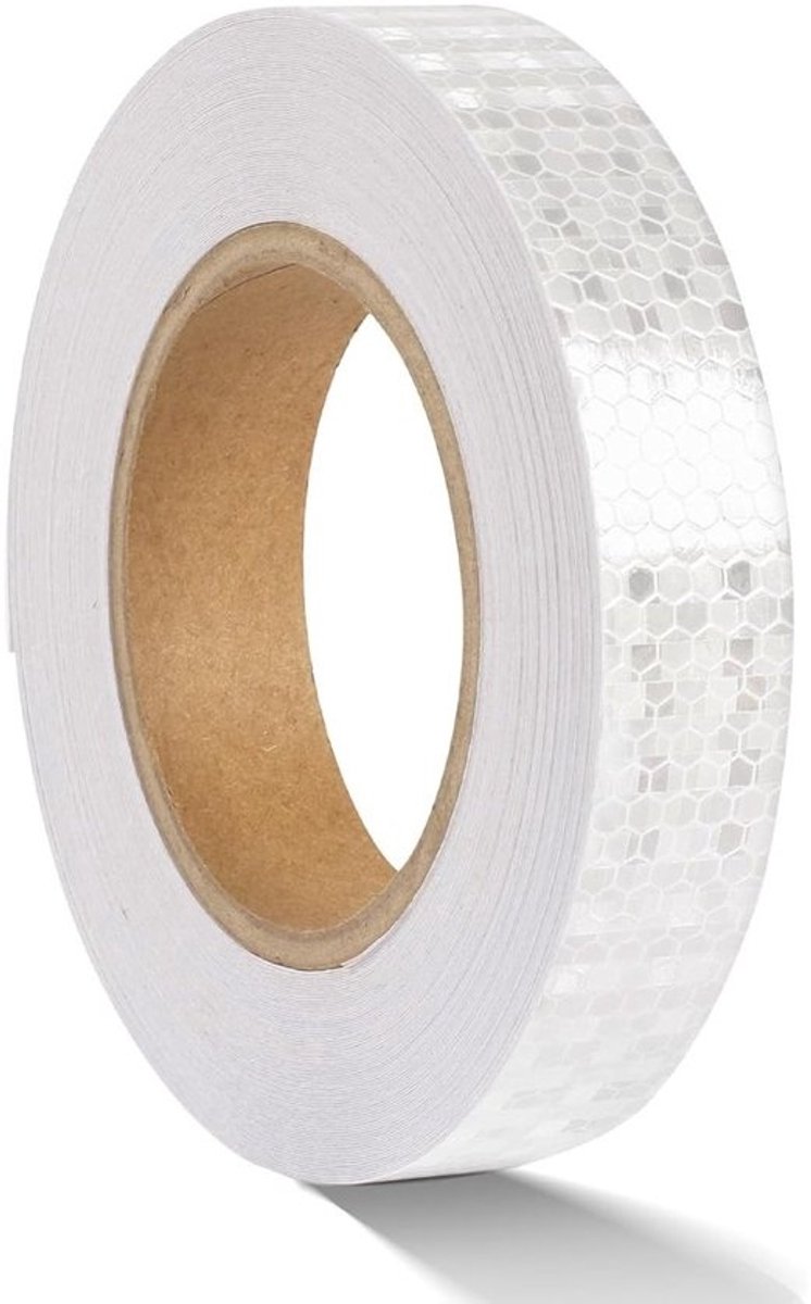 Reflectietape 25m x 2.5cm - Zelfklevende waterdichte reflecterende strip