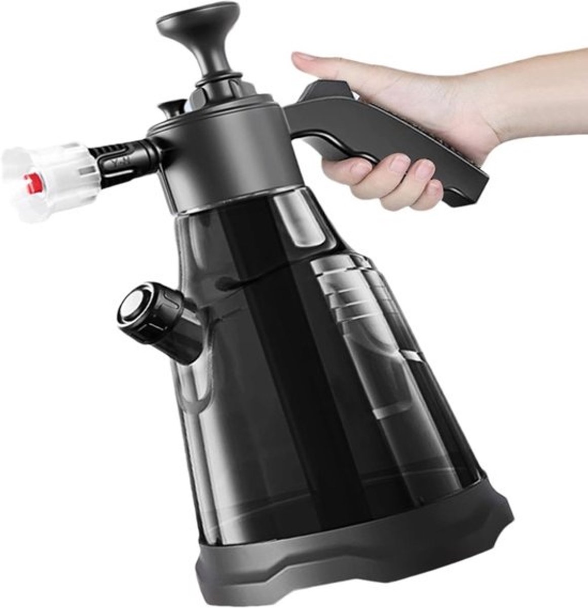 Schuimspuit auto - Drukspuit tuin - Auto reinigen - Verstelbaar mondstuk - 2.3 liter - Zwart