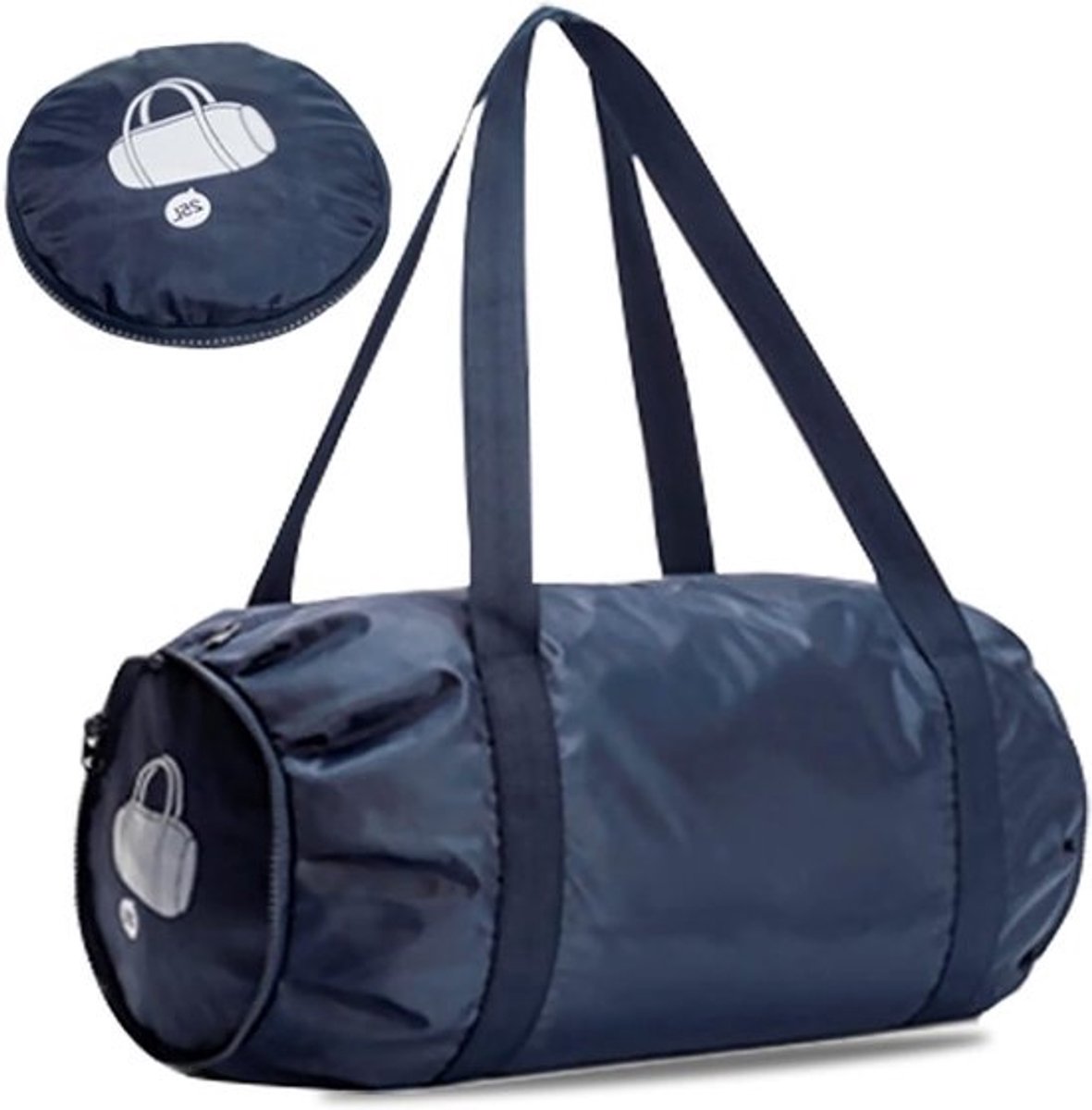 Vouwbare Sporttas voor Mannen en Vrouwen - Ideale Zwemtas in Navy Blauw, Lichtgewicht en Ruim